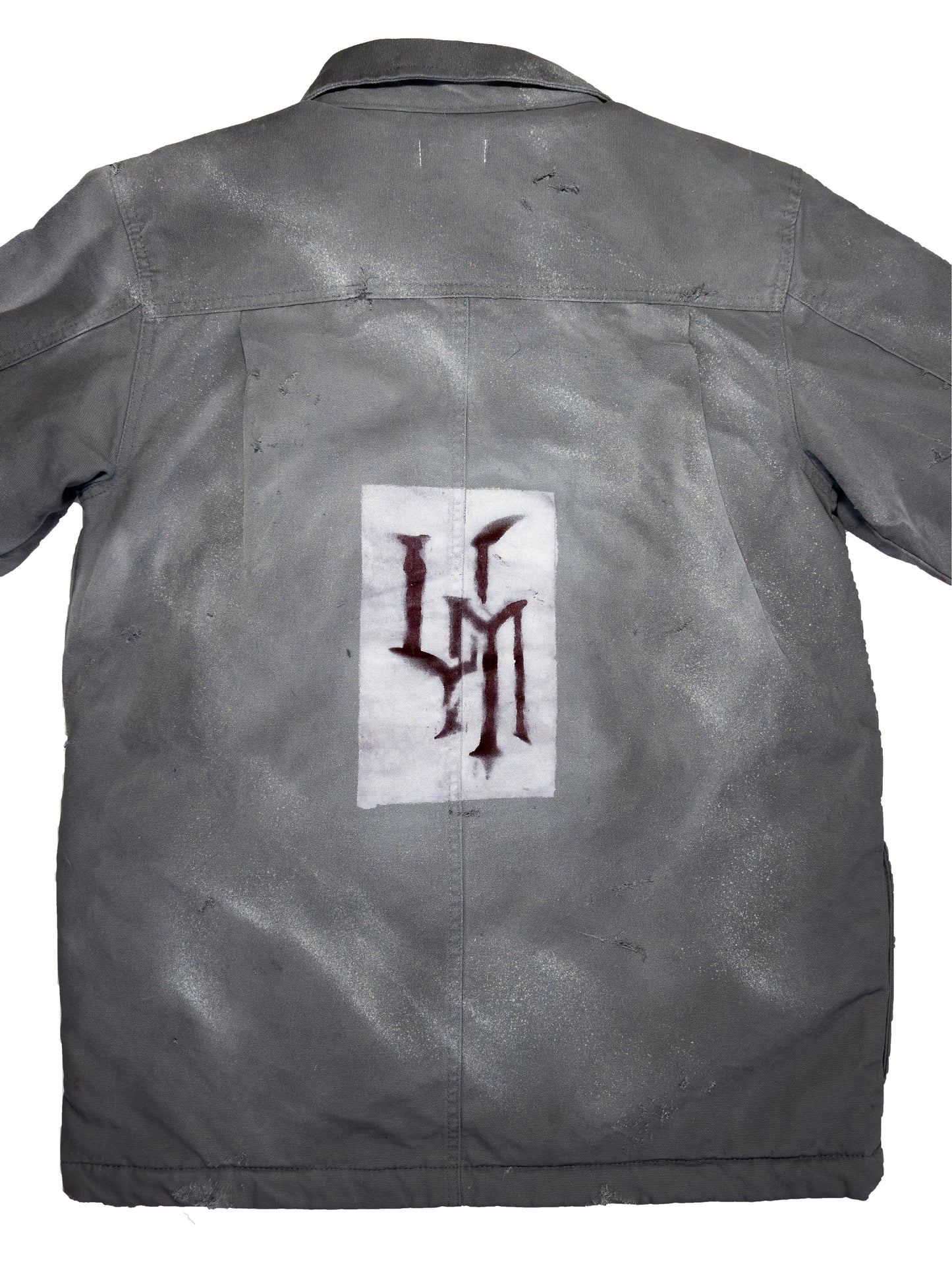 spray paint logo jacket & pants