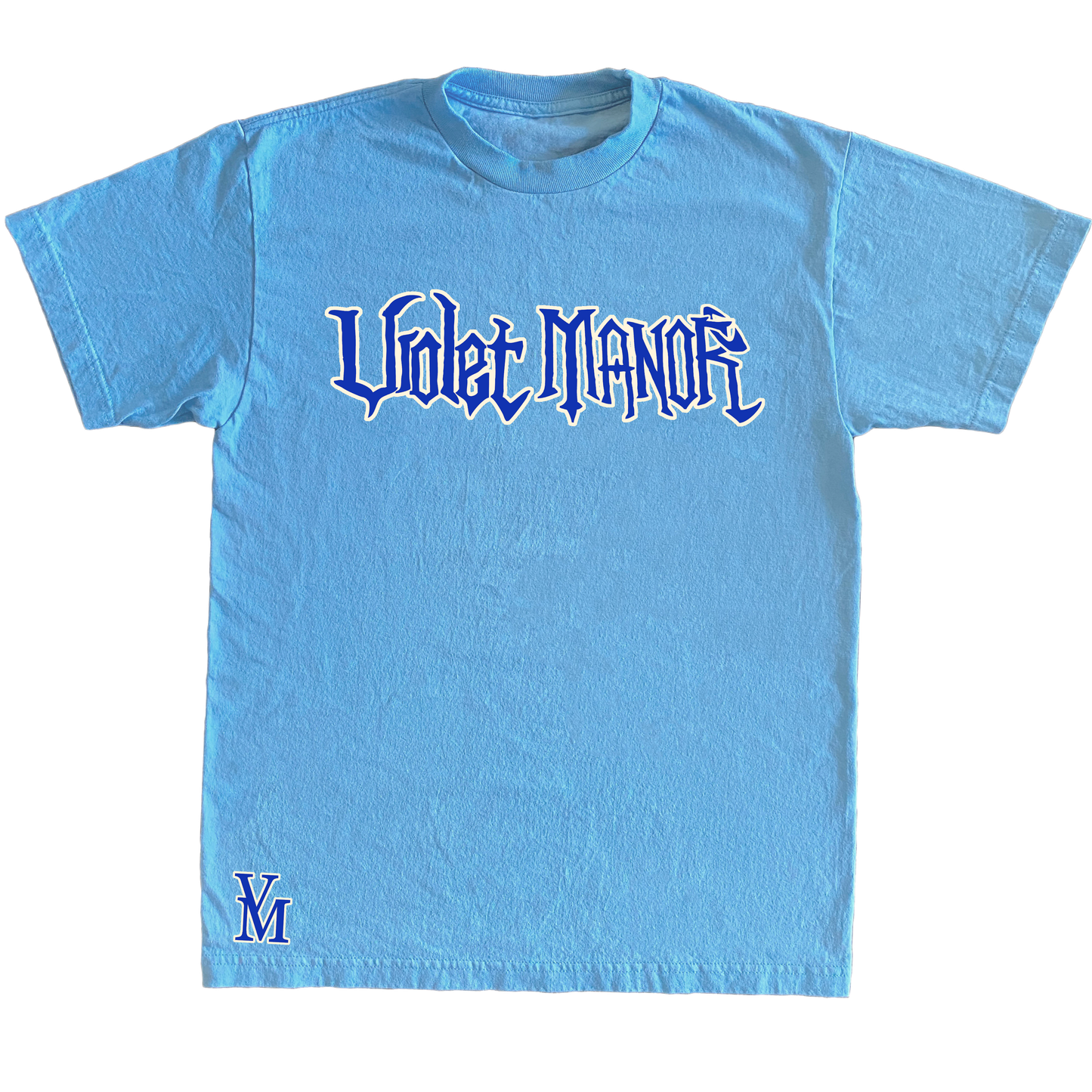 Blue on Blue Logo T