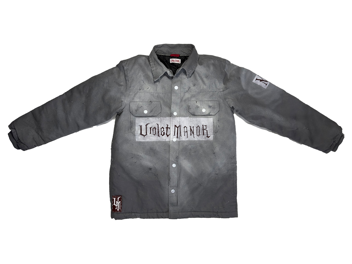 Spray paint logo jacket